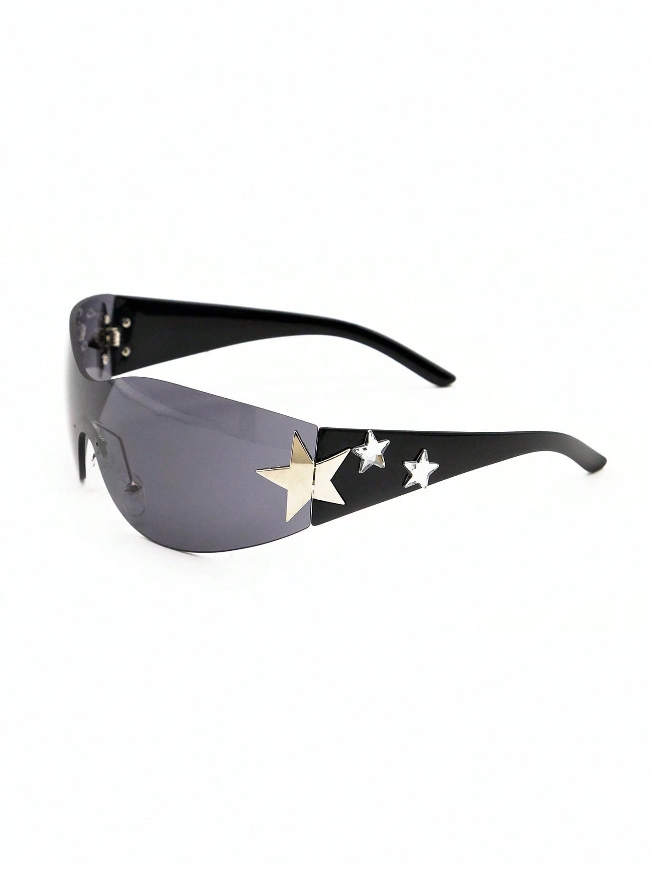 1Pc Women'S Rimless Star-Shaped Decor Y2K Fashion Eyeglasses for Daily Use Y2Kfest Musicfest for Summer Beach Vacation,Outdoor,Travel